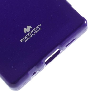 Sony Xperia Z5 Compact violetinis Mercury kieto silikono (TPU) dėklas / Priedai.lt