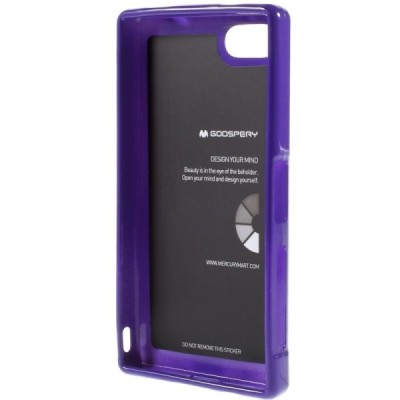 Sony Xperia Z5 Compact violetinis Mercury kieto silikono (TPU) dėklas / Priedai.lt
