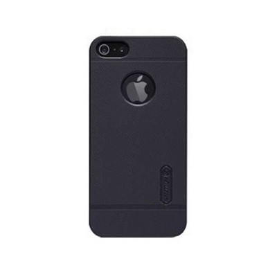 Apple iPhone 5S Nillkin Frosted Shield melns plastmasas futrālis / Vacins.lv