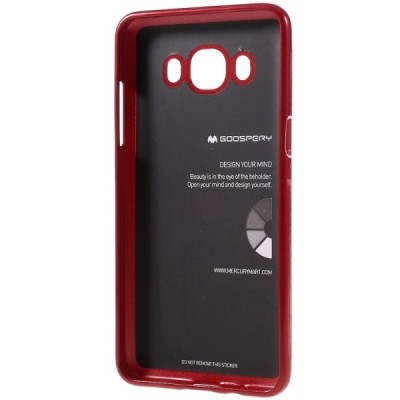 Samsung Galaxy J5 2016 (J510) Mercury sarkans cieta silikona (TPU) futrālis / Vacins.lv
