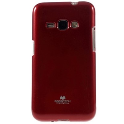 Samsung Galaxy J1 2016 (J120) raudonas Mercury kieto silikono (TPU) dėklas / Priedai.lt