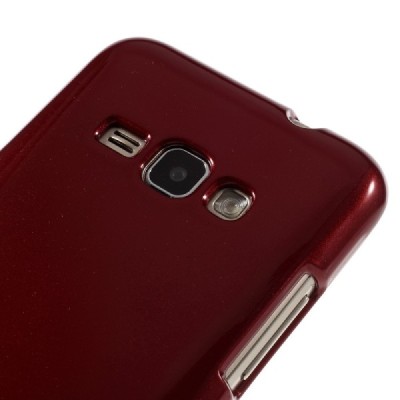 Samsung Galaxy J1 2016 (J120) raudonas Mercury kieto silikono (TPU) dėklas / Priedai.lt