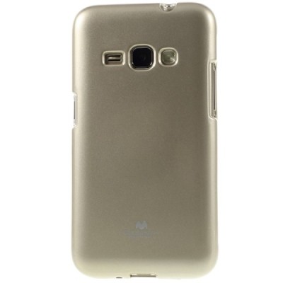 Samsung Galaxy J1 2016 (J120) auksinis Mercury kieto silikono (TPU) dėklas / Priedai.lt