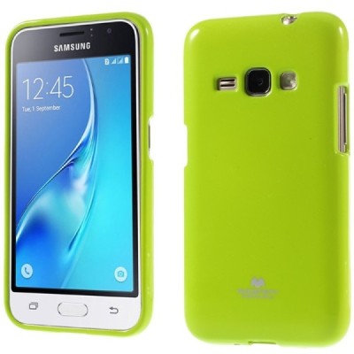 Samsung Galaxy J1 2016 (J120) Mercury zaļš cieta silikona (TPU) futrālis / Vacins.lv