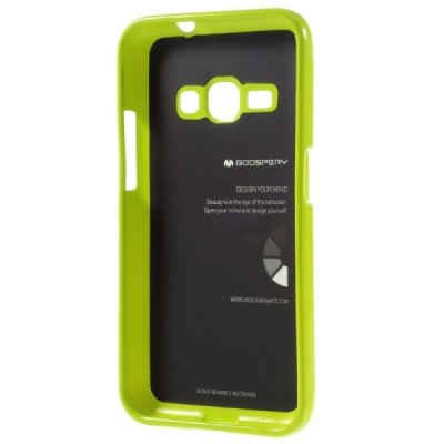 Samsung Galaxy J1 2016 (J120) Mercury zaļš cieta silikona (TPU) futrālis / Vacins.lv