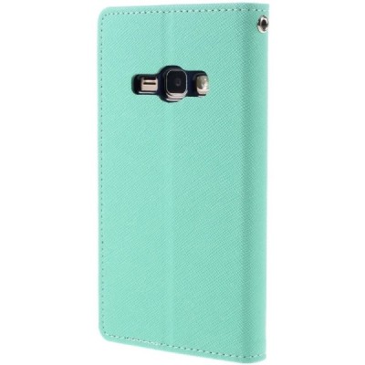 Samsung Galaxy J1 2016 (J120) Mercury atvērams piparmētru maciņš (maks) / Vacins.lv