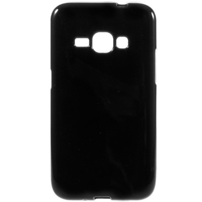 Samsung Galaxy J1 2016 (J120) kieto silikono TPU juodas dėklas - nugarėlė / Priedai.lt