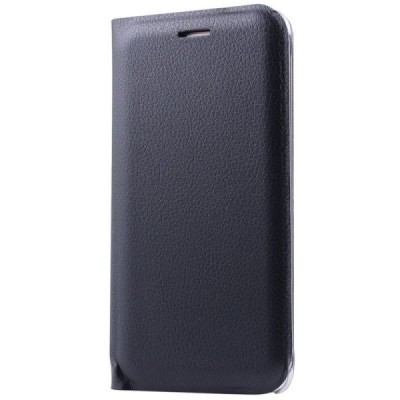 Samsung Galaxy J5 2016 (J510) melns atvēramais Smart Wallet ādas maciņš - maks / Vacins.lv