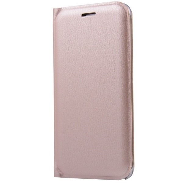 „Smart Wallet“ atvēramais ādas maciņš - zelta (Galaxy J5 2016)