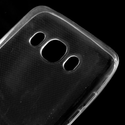 Samsung Galaxy J5 2016 (J510) dzidrs (caurspīdīgs) cieta silikona TPU pasaulē planākais apvalks / Vacins.lv