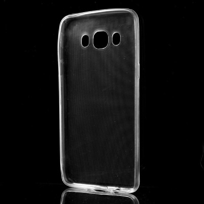 Samsung Galaxy J5 2016 (J510) dzidrs (caurspīdīgs) cieta silikona TPU pasaulē planākais apvalks / Vacins.lv
