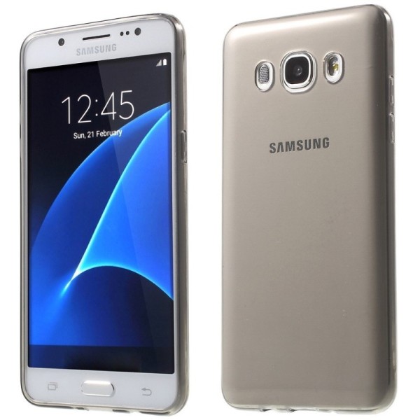 Planākais TPU dzidrs apvalks - pelēks (Galaxy J5 2016)