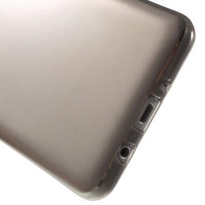 Samsung Galaxy J5 2016 (J510) dzidrs (caurspīdīgs) cieta silikona TPU pasaulē planākais pelēks apvalks / Vacins.lv