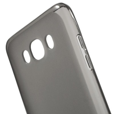 Samsung Galaxy J7 2016 (J710) cieta silikona (TPU) melns apvalks / vacins.lv