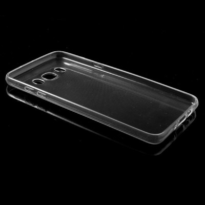 Samsung Galaxy J7 2016 (J710) dzidrs (caurspīdīgs) cieta silikona TPU pasaulē planākais apvalks / Vacins.lv