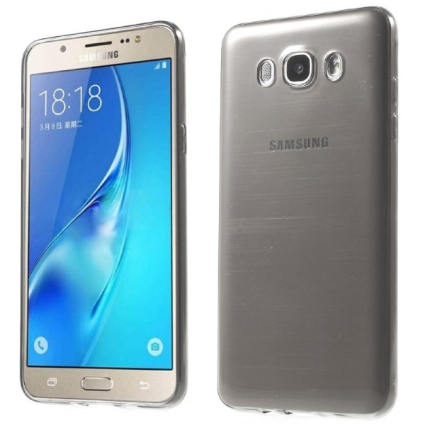 Planākais TPU dzidrs apvalks - pelēks (Galaxy J7 2016)