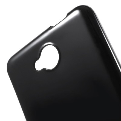 Microsoft Lumia 650 cieta silikona (TPU) melns apvalks / vacins.lv