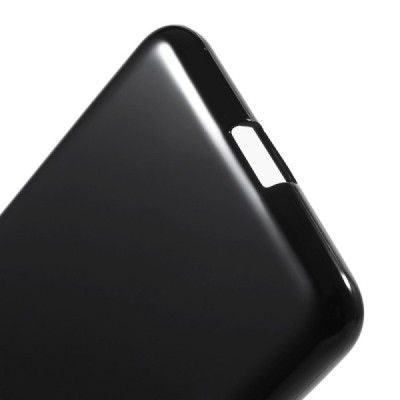 Microsoft Lumia 650 cieta silikona (TPU) melns apvalks / vacins.lv
