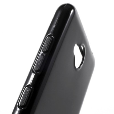 Microsoft Lumia 650 cieta silikona (TPU) melns apvalks / vacins.lv