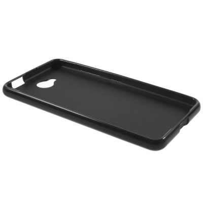 Microsoft Lumia 650 cieta silikona (TPU) melns apvalks / vacins.lv