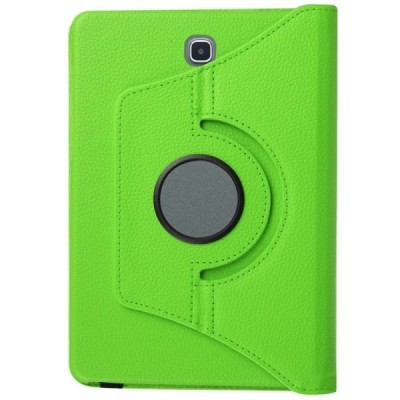 Samsung Galaxy Tab S2 8.0 (T715, T710) 4G LTE atvēramais zaļš ādas maciņš, grozās 360° grādu apjomā / Vacins.lv
