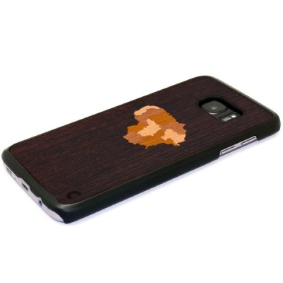 Samsung Galaxy S7 Edge (G935) „Crafted Cover“ Lietuva dabīga koka telefona apvalks / Vacins.lv