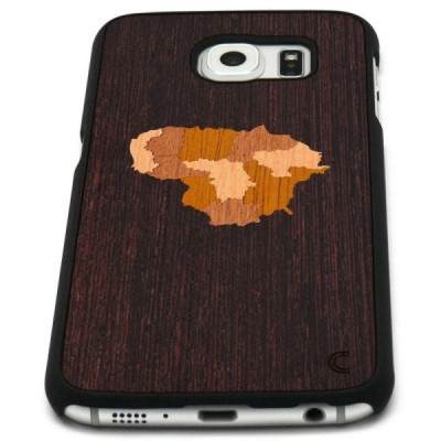 Samsung Galaxy S7 Edge (G935) „Crafted Cover“ Lietuva dabīga koka telefona apvalks / Vacins.lv