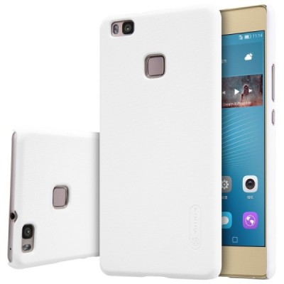 Huawei P9 Lite Nillkin Frosted Shield balts plastmasas apvalks + ekrāna aizsargplēve / Vacins.lv