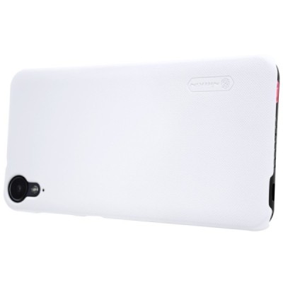HTC Desire 825 Nillkin Frosted Shield balts plastmasas apvalks + ekrāna aizsargplēve / Vacins.lv