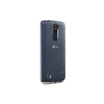 LG K8 (K350N) dzidrs (caurspīdīgs) cieta silikona TPU pasaulē planākais apvalks / Vacins.lv