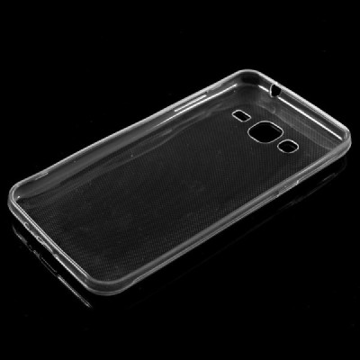 Samsung Galaxy J3 2016 dzidrs (caurspīdīgs) cieta silikona TPU pasaulē planākais apvalks / Vacins.lv