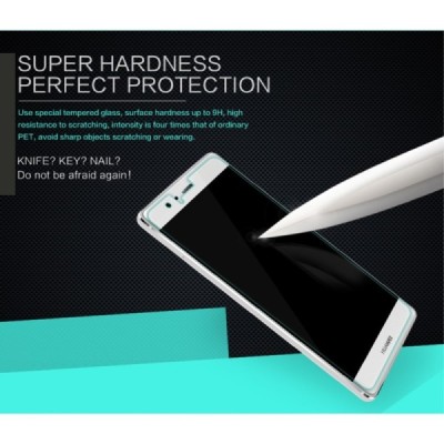 Huawei P9 „Nillkin“ H Tempered Glass sustiprintos apsaugos apsauginis ekrano stiklas 0,33 mm / Priedai.lt