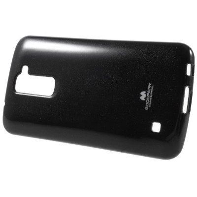 LG K10 ir K420N Mercury melns cieta silikona (TPU) apvalks / vacins.lv