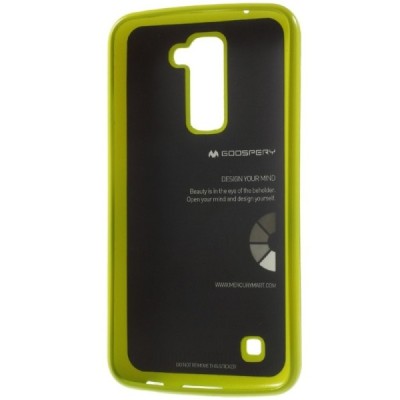 LG K10 (K420N) žalias Mercury kieto silikono (TPU) dėklas - nugarėlė / Priedai.lt