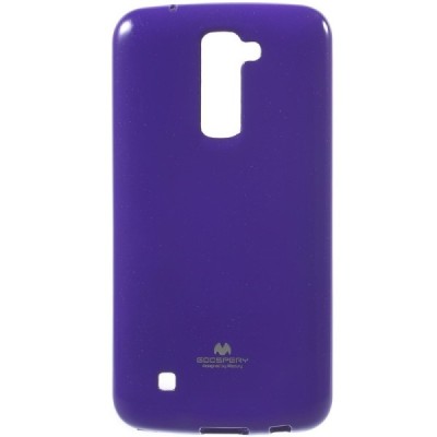 LG K10 ir K420N Mercury violeta cieta silikona (TPU) apvalks / vacins.lv