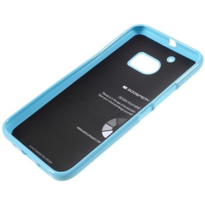 HTC 10 (M10 Lifestyle) Mercury gaiši zils cieta silikona (TPU) apvalks / vacins.lv
