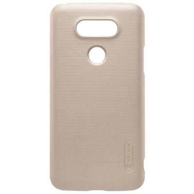 LG G5 (H850) auksinis plastikinis dėklas + Nillkin ekrano plėvelė / Priedai.lt