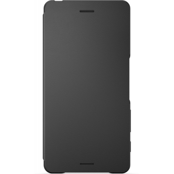 „Sony“ Style Cover Flip atvērams maciņš - melns (Xperia X)
