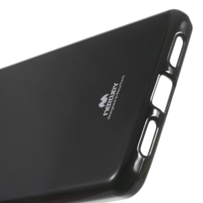 Huawei P9 lite Mercury melns cieta silikona (TPU) apvalks / vacins.lv