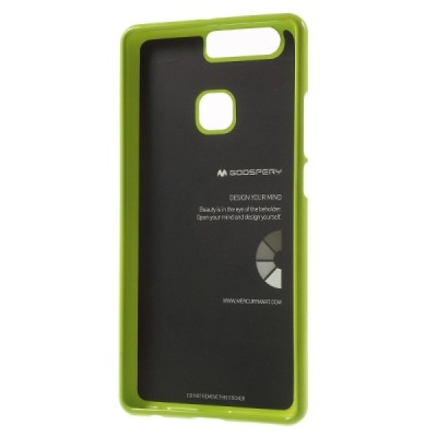 P9 Plus Mercury zaļš cieta silikona (TPU) apvalks / Vacins.lv