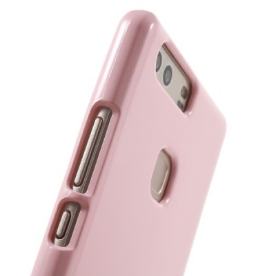 Huawei P9 Plus šviesiai rožinis Mercury kieto silikono (TPU) dėklas - nugarėlė / Priedai.lt