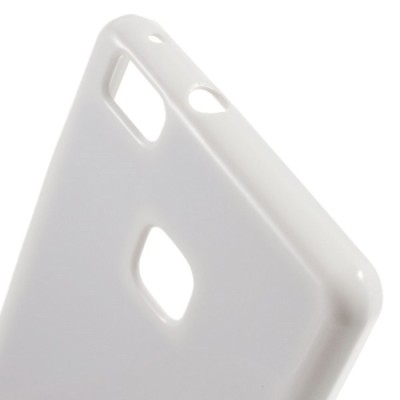 Huawei P9 lite Mercury balts cieta silikona (TPU) apvalks / vacins.lv