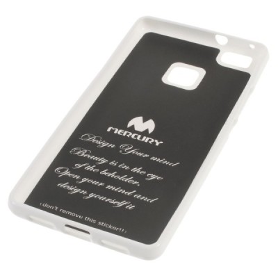 Huawei P9 lite Mercury balts cieta silikona (TPU) apvalks / vacins.lv