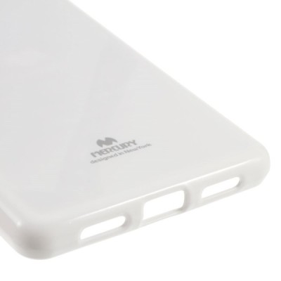 Huawei P9 lite Mercury balts cieta silikona (TPU) apvalks / vacins.lv