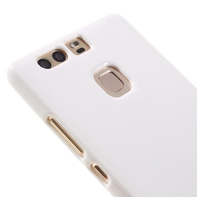 Huawei P9 Mercury balts cieta silikona (TPU) apvalks / vacins.lv