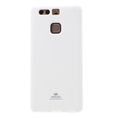 Huawei P9 Mercury balts cieta silikona (TPU) apvalks / vacins.lv