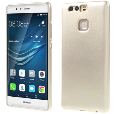 Huawei P9 auksinis Mercury kieto silikono (TPU) dėklas - nugarėlė / Priedai.lt