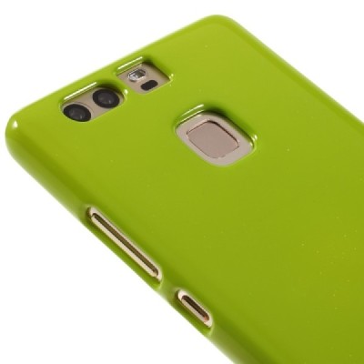 Huawei P9 Mercury zaļš cieta silikona (TPU) apvalks / Vacins.lv