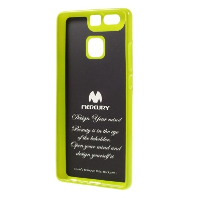 Huawei P9 Mercury zaļš cieta silikona (TPU) apvalks / Vacins.lv