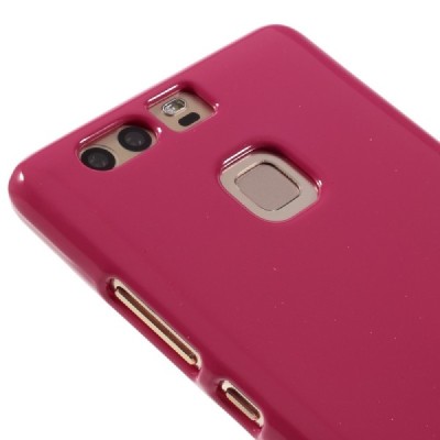 Huawei P9 tamsiai rožinis Mercury kieto silikono (TPU) dėklas - nugarėlė / Priedai.lt